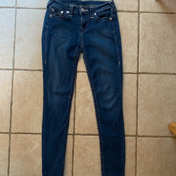 True Religion Section SUPER SKINNY Jeans, Size 28. - Picture 3 of 3